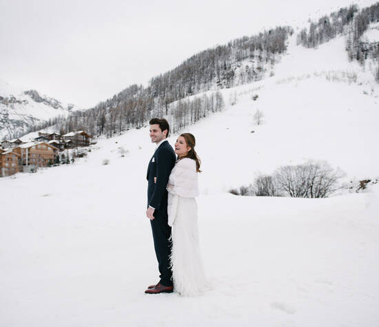 Mariage en station de ski