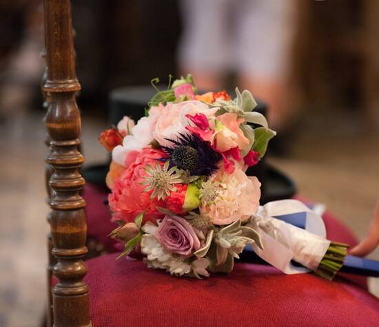 Debeaulieu - bouquet de mariée coloré