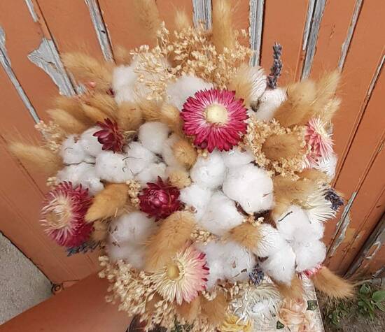 Bouquet de mariée hiver