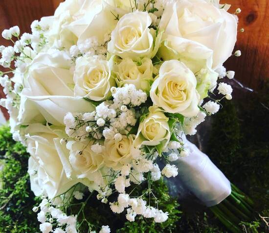 Bouquet de mariée romantique 
