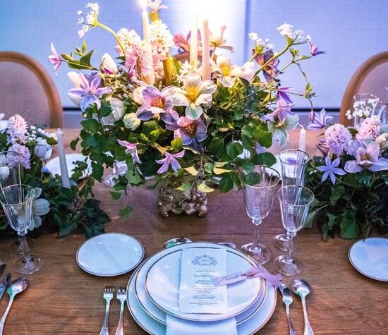 Centre de table - French wedding industry - crédit photo : Thomas Augier