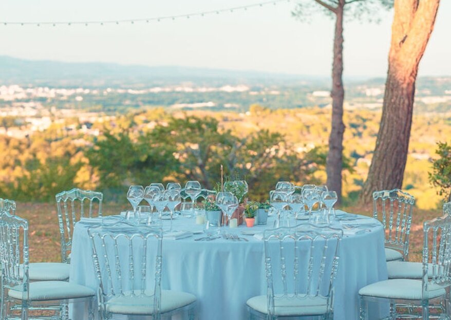 20 lieux de réception magiques pour votre banquet de mariage en plein air