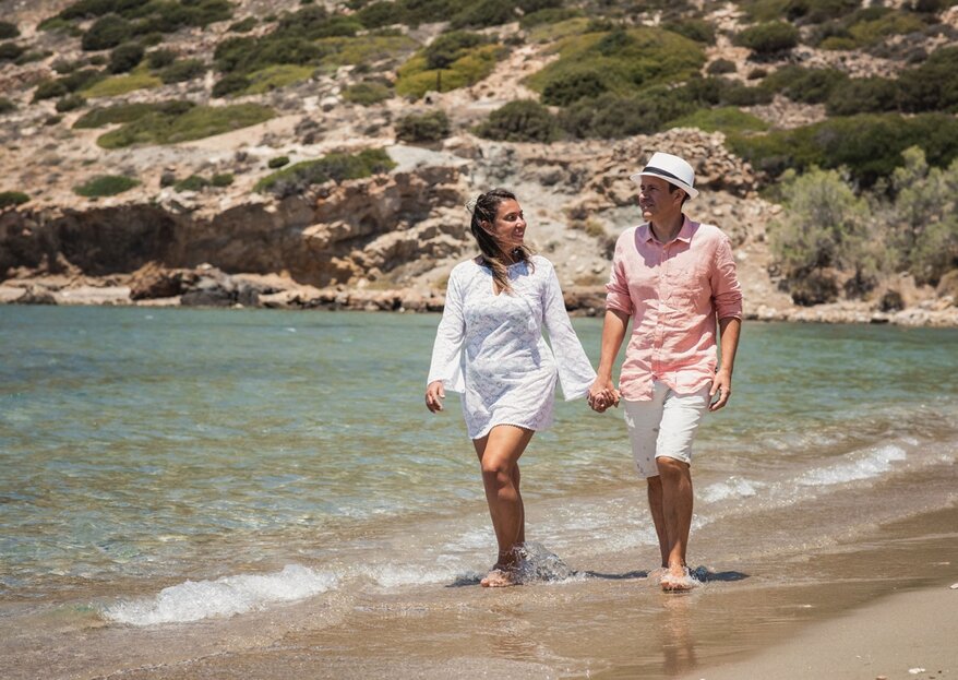 Géraldine et Christophe : un mariage en toute simplicité au coeur des Cyclades