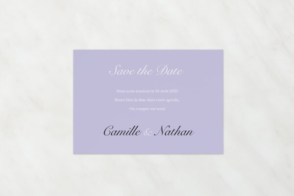 Papeterie de Mariage Save the Date Giulia Star