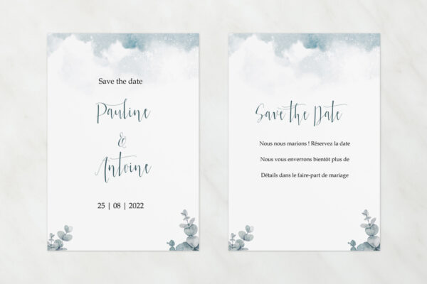 Papeterie de Mariage Save the Date Andrea Happy