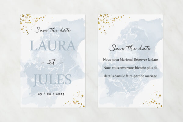 Papeterie de Mariage Save the Date Vanessa Feeling
