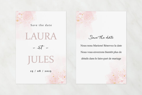 Papeterie de Mariage Save the Date Federica Love