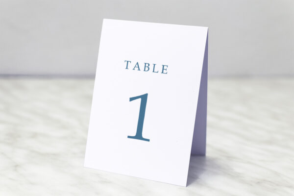 Numéro de Table Mariage Numéro de Table Amelia Passion