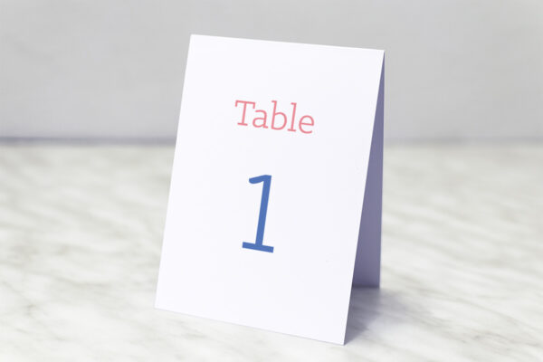 Numéro de Table Mariage Numéro de Table Amelia Paradise