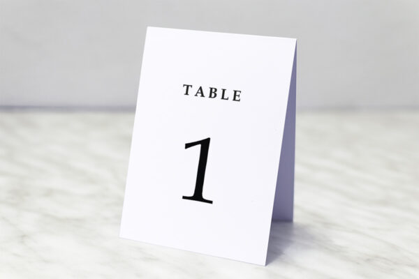 Numéro de Table Mariage Numéro de Table Diane Love