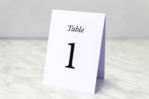 Numéro de Table Mariage Numéro de Table Diane Kiss