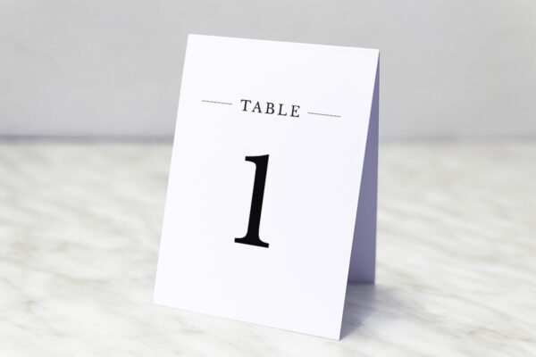 Numéro de Table Mariage Numéro de Table Diane Paradise