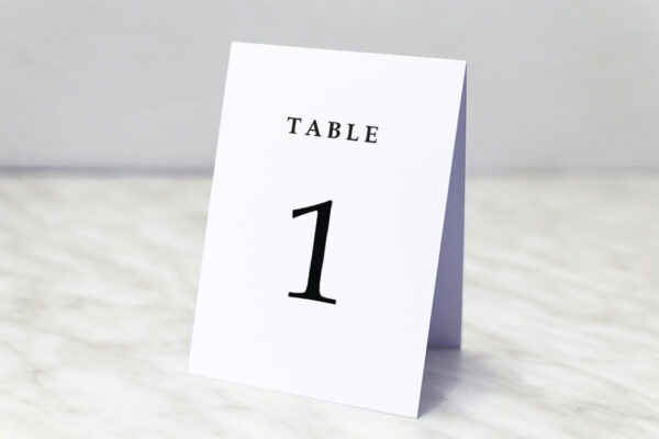 Numéro de Table Mariage Numéro de Table Diane Fire