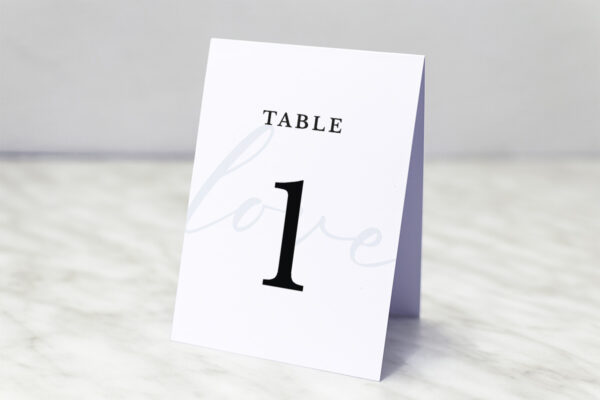 Numéro de Table Mariage Plan de table moderne pour le mariage de Bast Current