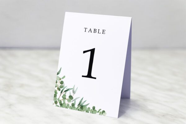 Numéro de Table Mariage Numéro de Table Elsa Love