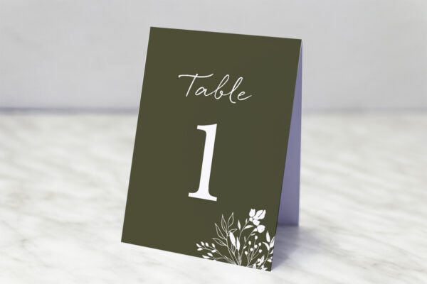 Numéro de Table Mariage Numéros de table ronds parfumés