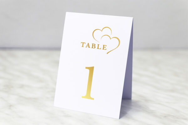 Numéro de Table Mariage Numéro de Table Cristiana Love