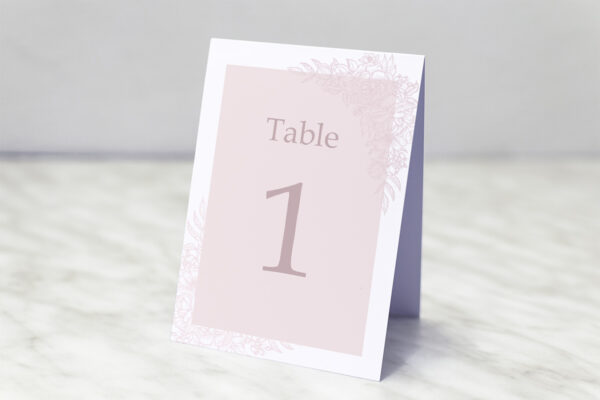 Numéro de Table Mariage Numéro de Table Claudia Passion