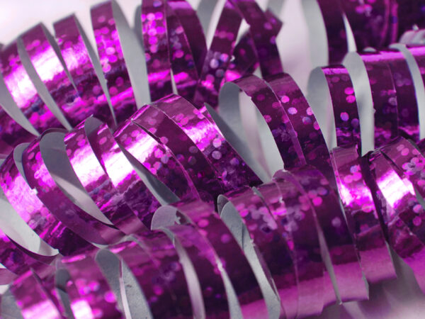 Confettis et pétales Branches de fête holographiques rose Couleur : 18 Pcs.