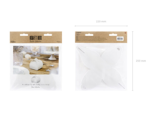 Boîtes & Sachets Boîte en carton blanc : 10 unités