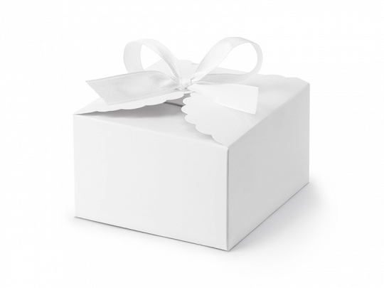 Boîtes & Sachets Boîte en carton carrée en forme de nuage blanc : 10 pièces.