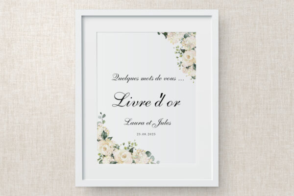 Panneaux & Pancartes Affiche Mariage Livia Love